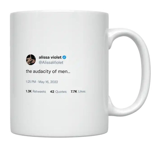 Alissa Violet - The Audacity of Men- mug