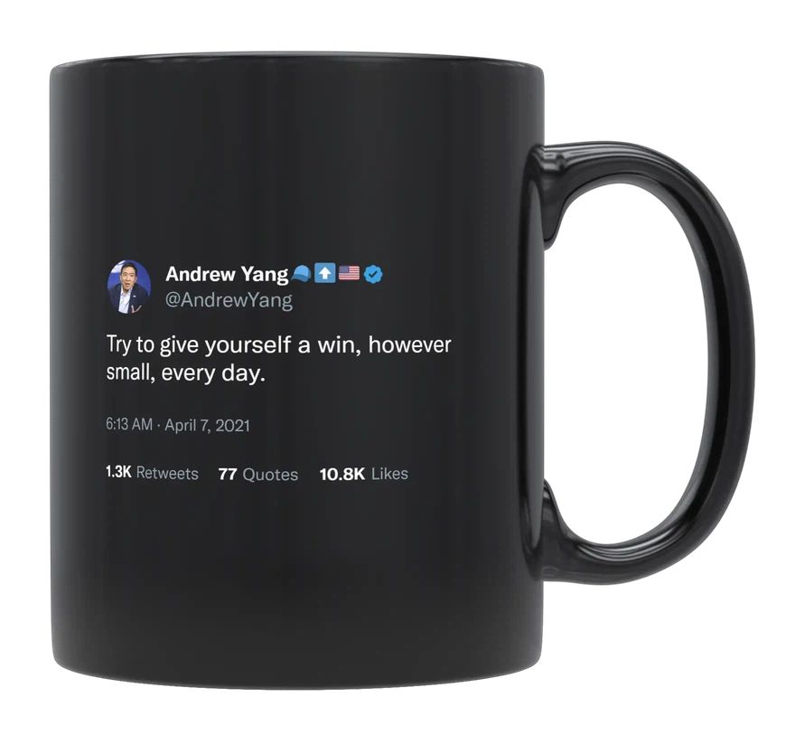 Andrew Yang - Give Yourself a Win- mug