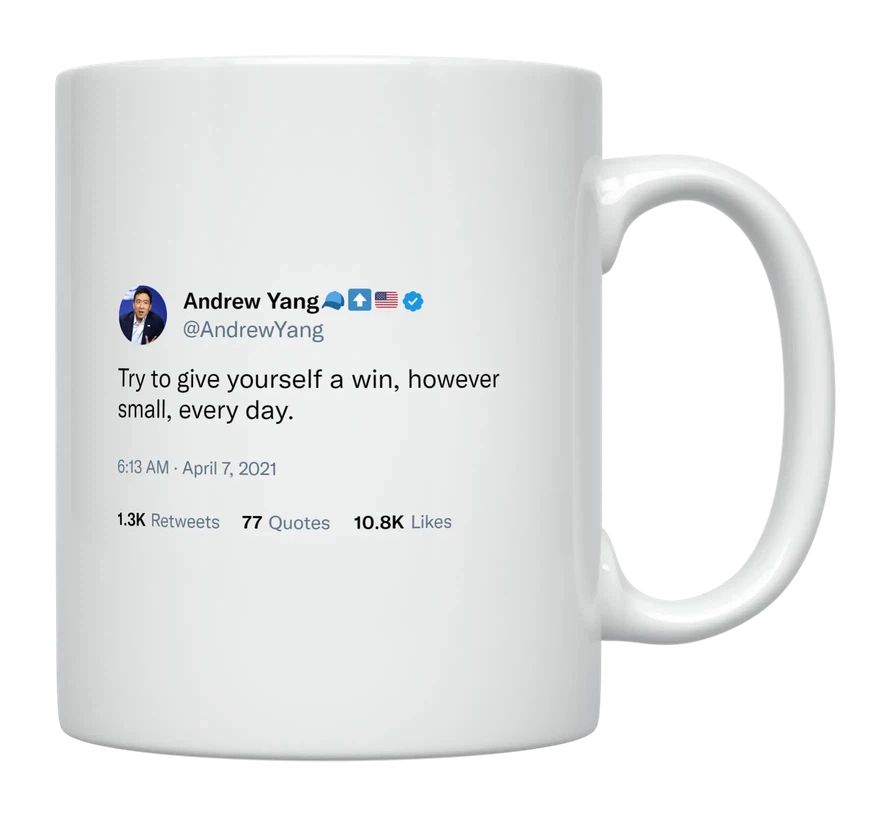 Andrew Yang - Give Yourself a Win- mug