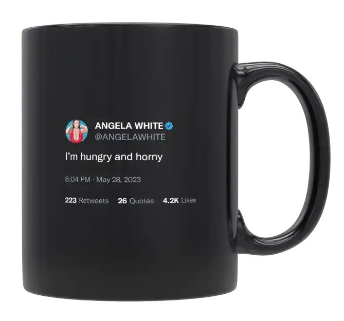 Angela White - I’m Hungry and Horny- mug