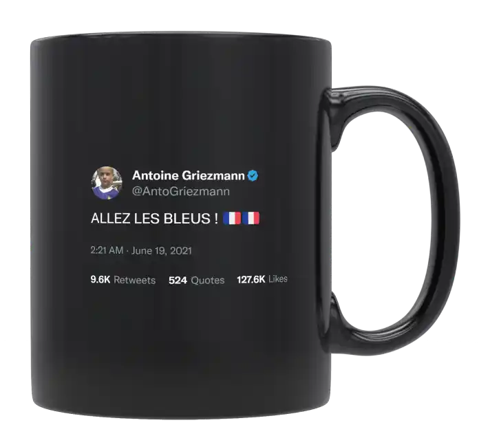 Antoine Griezmann - Allez Les Bleus-tweet on mug