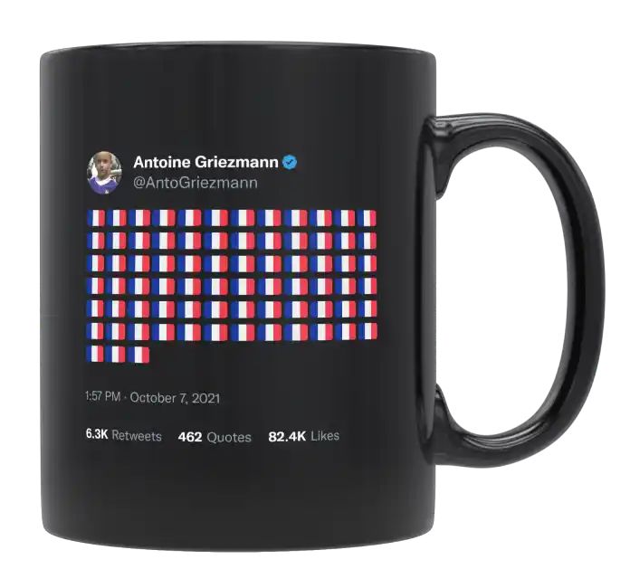 Antoine Griezmann - France Flags- mug