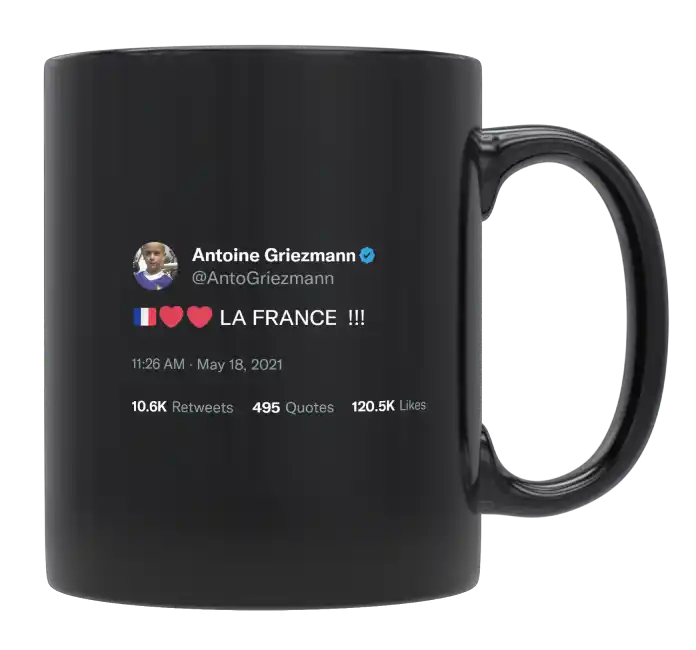 Antoine Griezmann - La France-tweet on mug