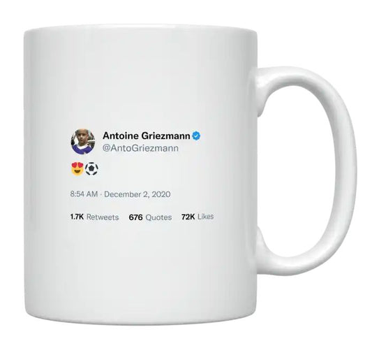 Antoine Griezmann - Love Football (Soccer)- mug