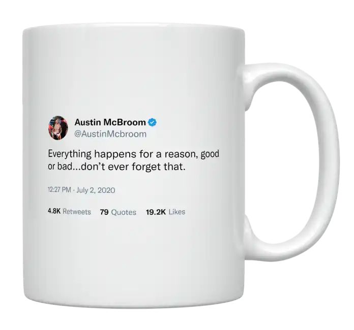 Austin McBroom - Everything Happens for a Reason- mug