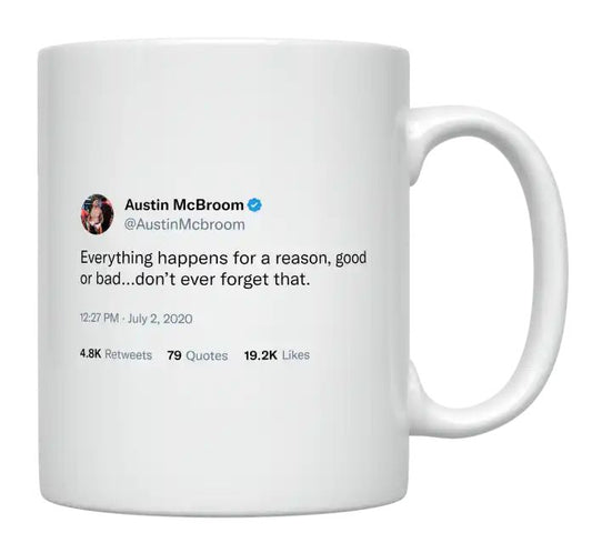 Austin McBroom - Everything Happens for a Reason- mug