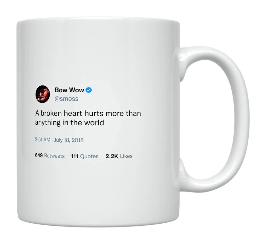 Bow Wow - A Broken Heart Hurts- mug