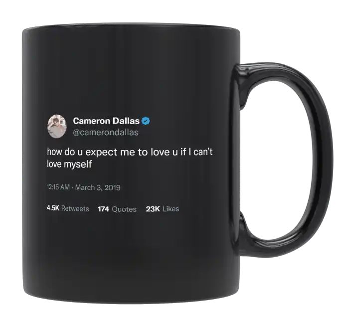 Cameron Dallas - How Do You Expect Me to Love You- mug