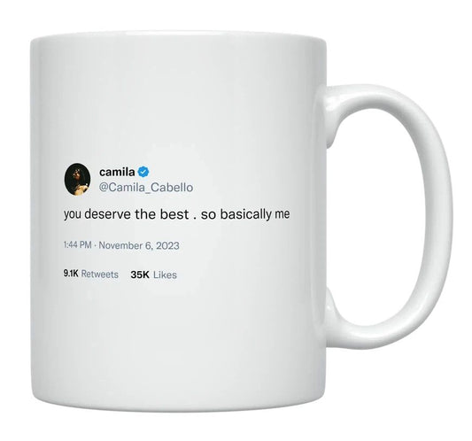 Camila Cabello - You Deserve the Best- mug