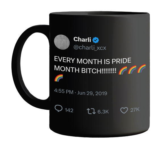 Charli XCX - Every Month Is Pride Month- mug