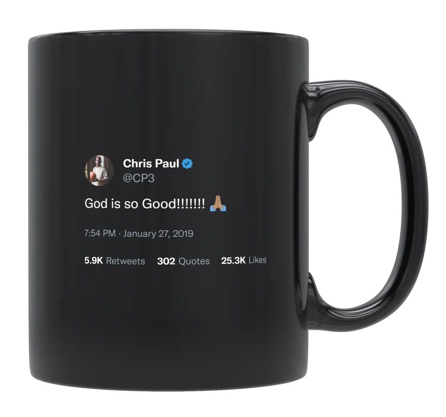 Chris Paul - God Is Good- mug