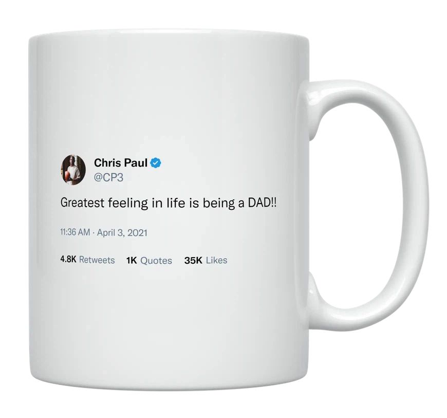 Chris Paul - Greatest Feeling Is Being a Dad- mug