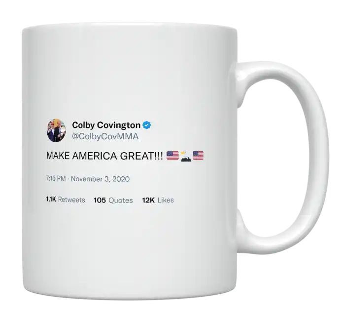 Colby Covington - Make America Great- mug