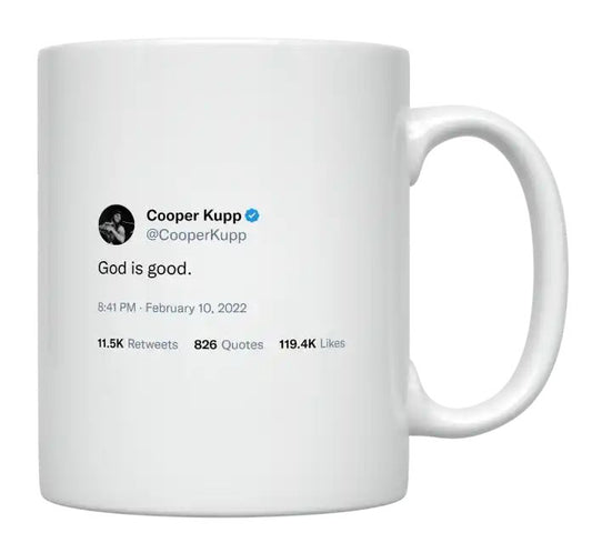 Cooper Kupp - God Is Good- mug