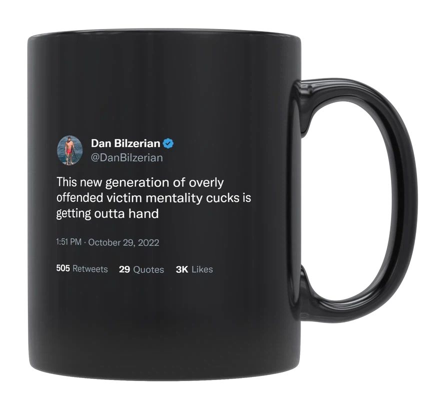 Dan Bilzerian - Offended Victim Mentality- mug