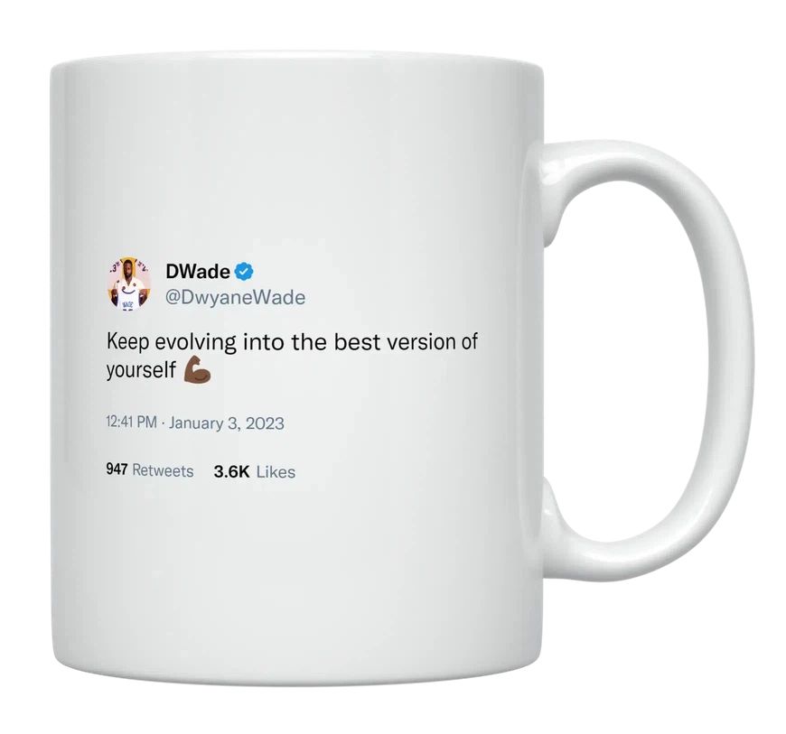 Dwyane Wade - Keep Evolving- mug