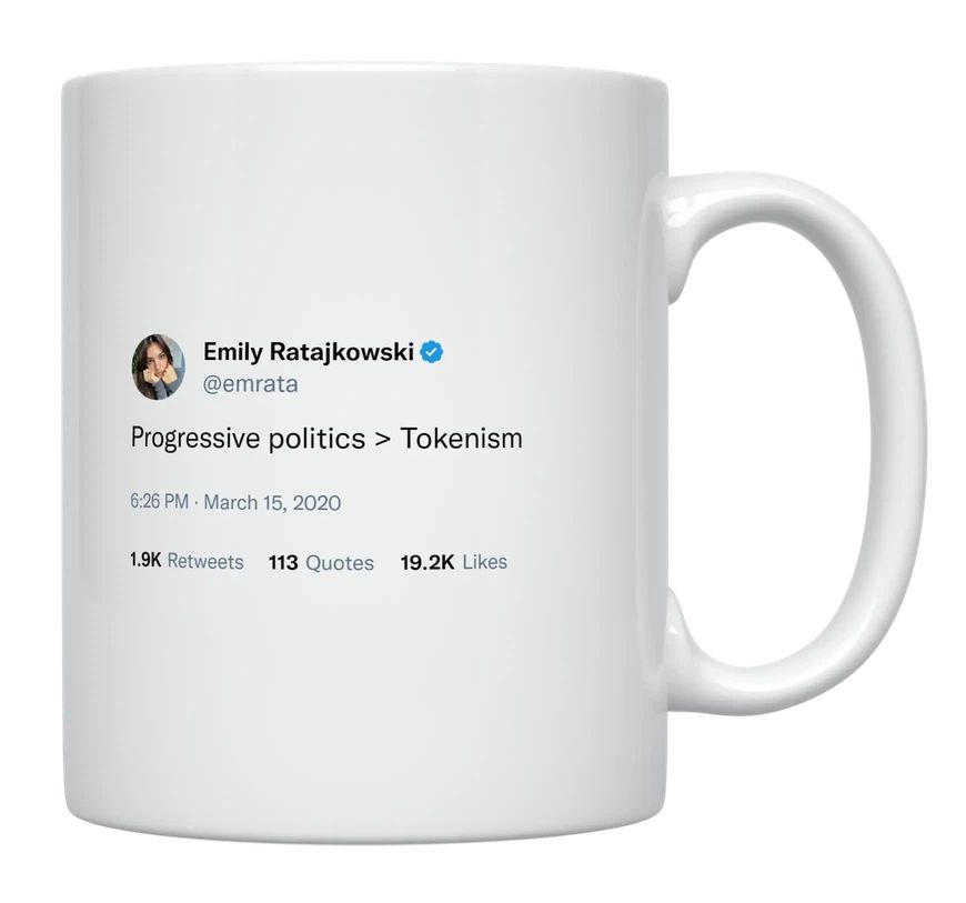 Emily Ratajkowski - Progressive Policies- mug