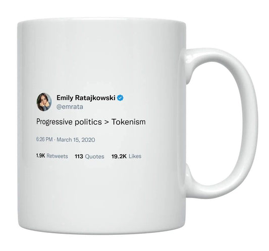 Emily Ratajkowski - Progressive Policies- mug