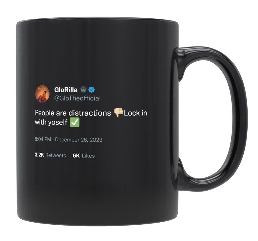 GloRilla - People Are Distractions- mug