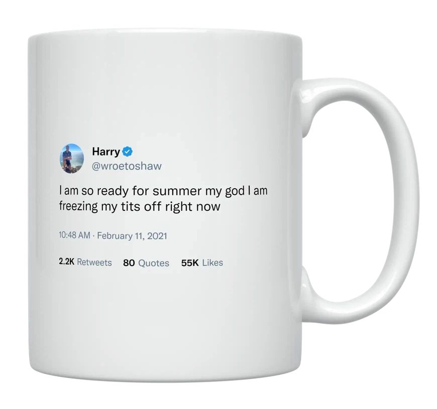 Harry Lewis - Ready for Summer- mug