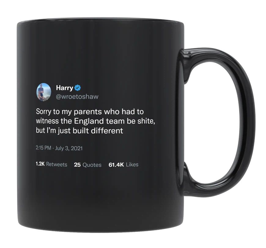 Harry Lewis - Sorry to My Parents for the England Team- mug