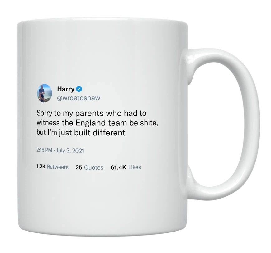 Harry Lewis - Sorry to My Parents for the England Team- mug