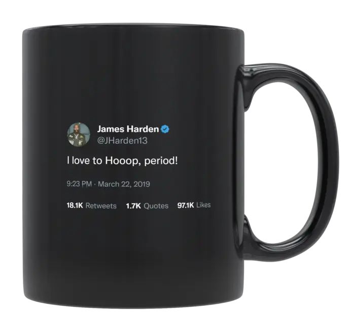 James Harden - I Love to Hoop- mug