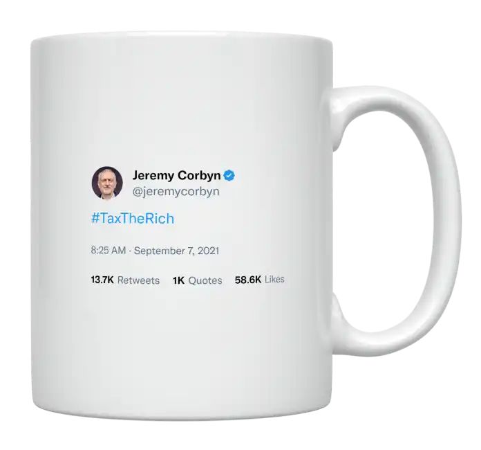 Jeremy Corbyn - Tax the Rich- mug