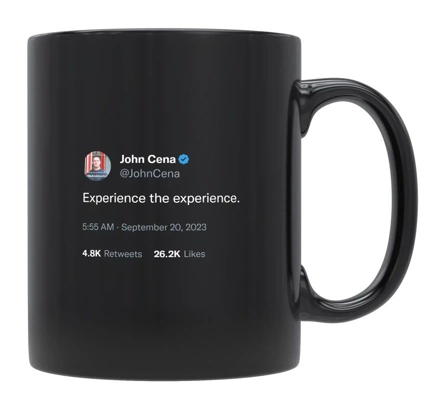 John Cena - Experience the Experience- mug