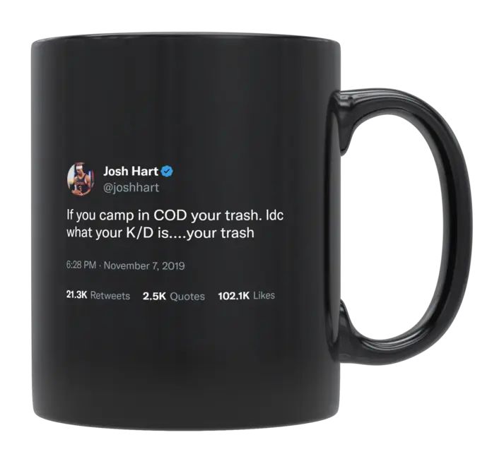 Josh Hart - If You Camp in COD You’re Trash- mug