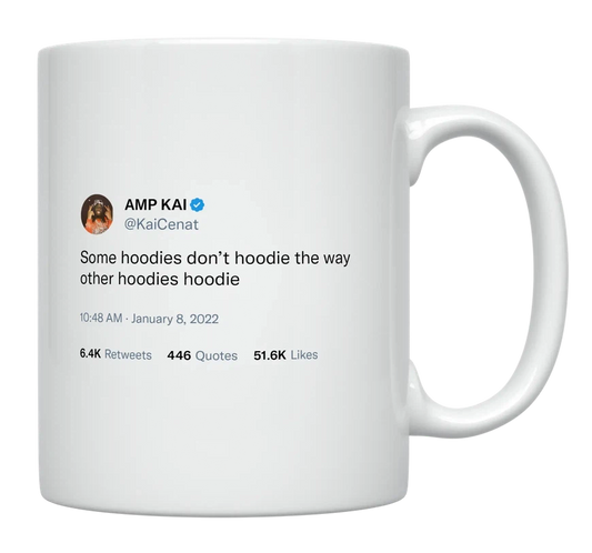 Kai Cenat - Some Hoodies Don’t Hoodie-tweet on mug