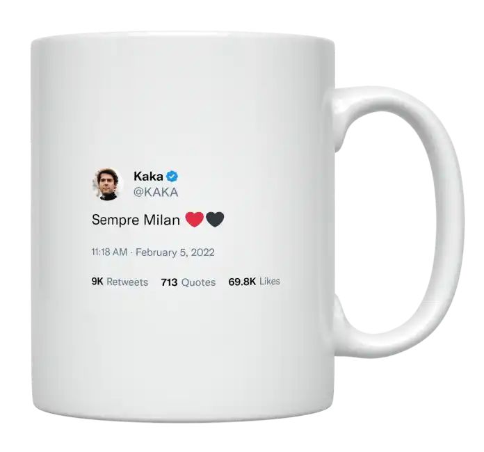 Kaka - Sempre Milan- mug