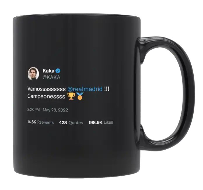 Kaka - Vamos Real Madrid- mug