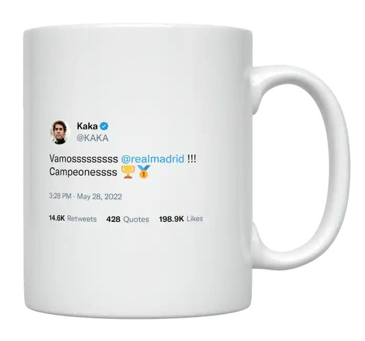 Kaka - Vamos Real Madrid- mug