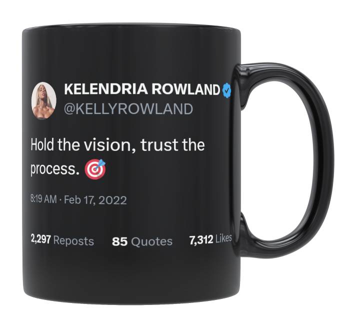 Kelly Rowland - Hold the Vision, Trust the Process- mug