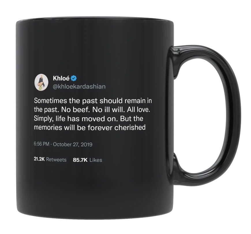 Khloe Kardashian - The Past Should Remain in the Past- mug