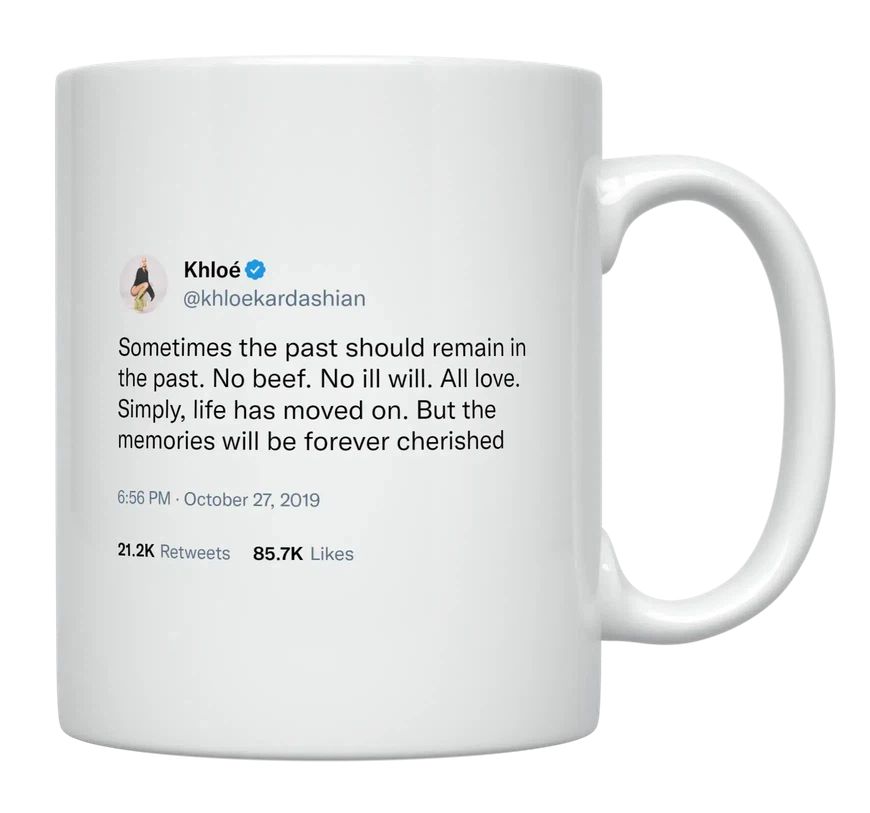 Khloe Kardashian - The Past Should Remain in the Past- mug