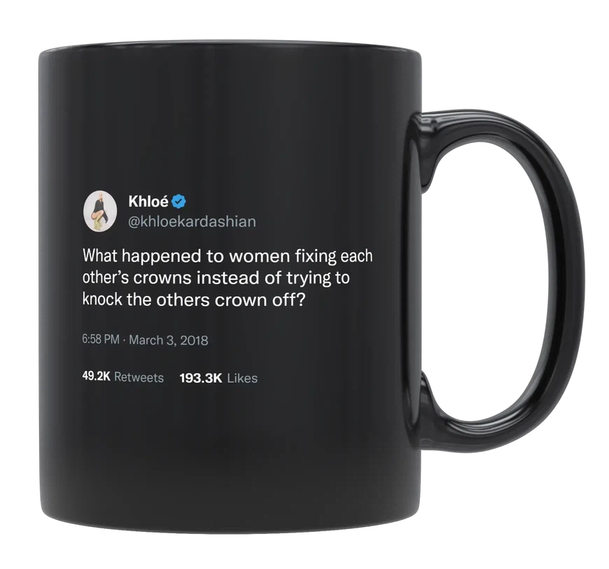 Khloe Kardashian - Women Helping Women-tweet on mug