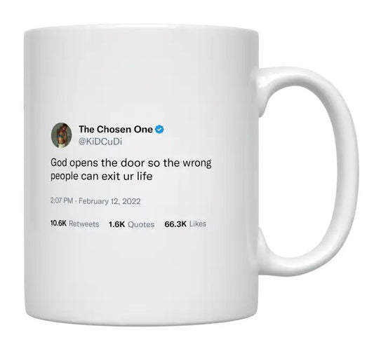 Kid Cudi - God Opens the Door So People Can Exit- mug