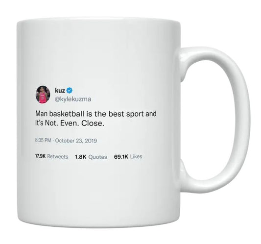 Kyle Kuzma - Basketball Is the Best Sport- mug