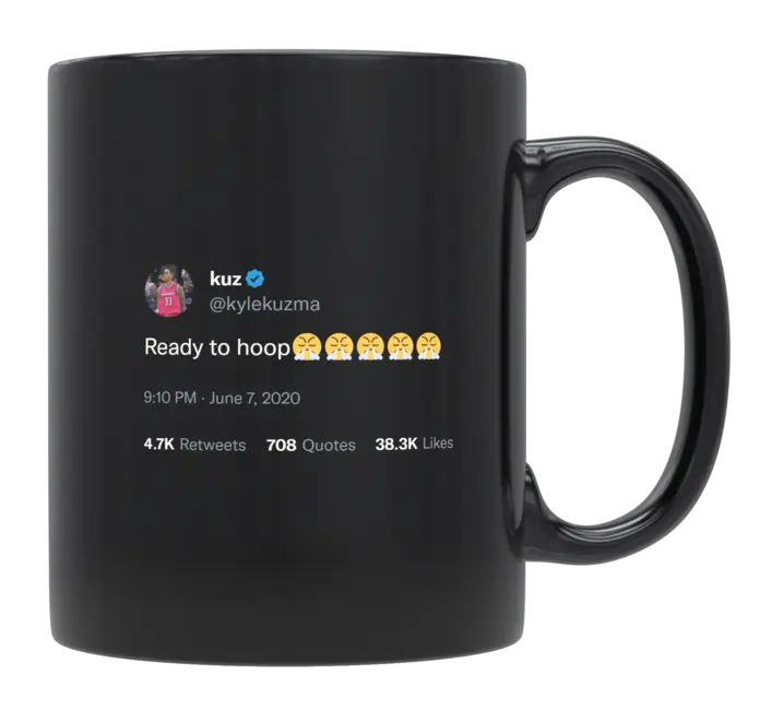 Kyle Kuzma - Ready to Hoop- mug