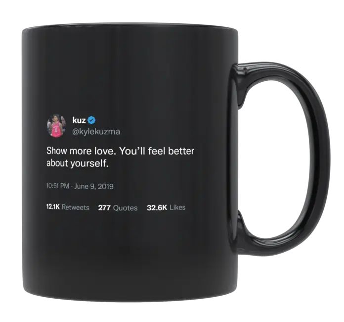 Kyle Kuzma - Show More Love- mug