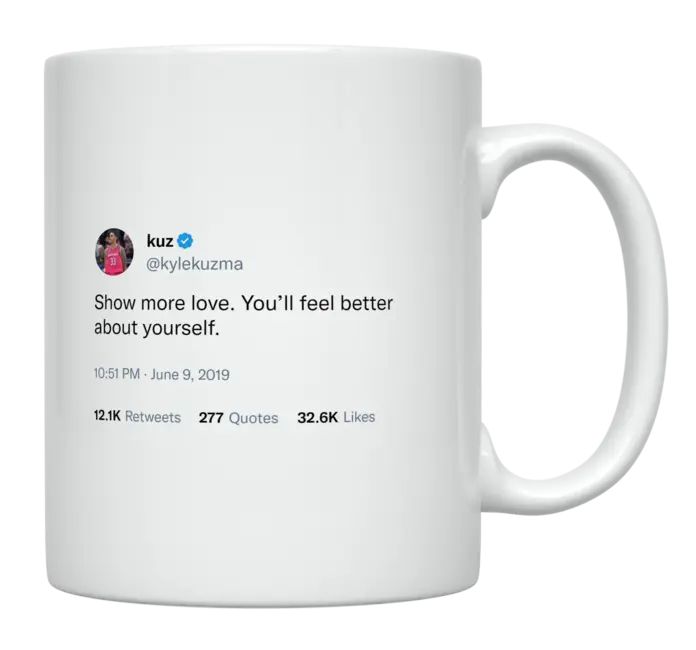 Kyle Kuzma - Show More Love- mug