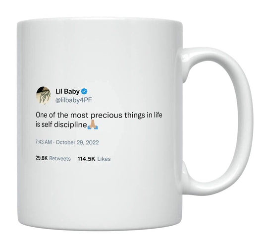 Lil Baby - Self Discipline Is Precious- mug