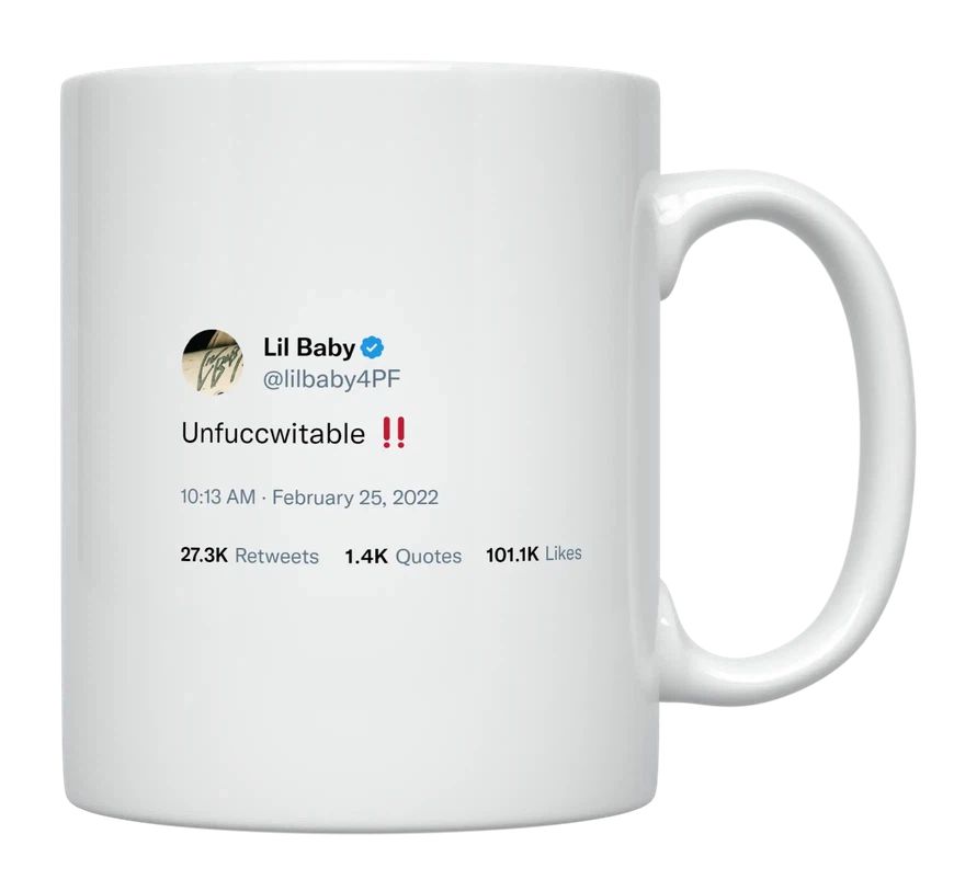 Lil Baby - Unfuckwithable- mug