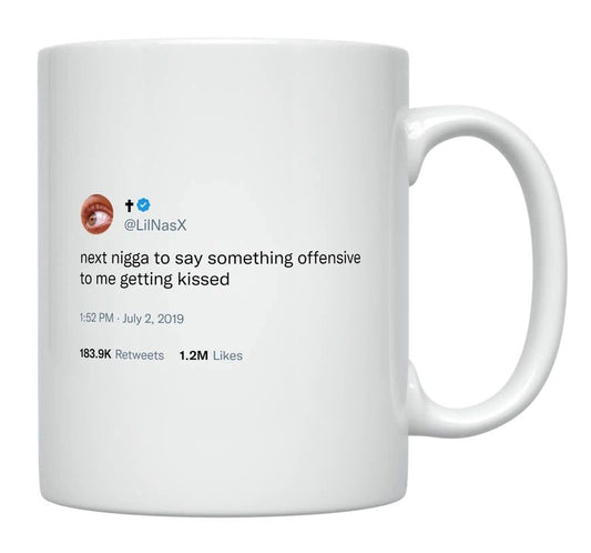 Lil Nas X - Kissing Offensive People- mug