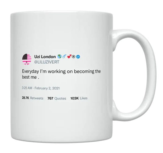 Lil Uzi Vert - Working On Becoming the Best Me- mug