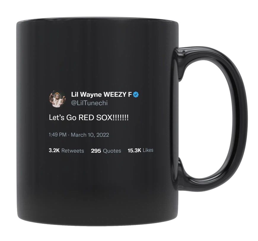 Lil Wayne - Let’s Go Red Sox- mug