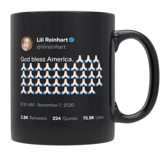 Lili Reinhart - God Bless America- mug