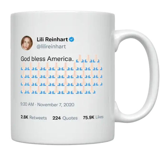 Lili Reinhart - God Bless America- mug